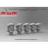 1/35 Taliban Head Set #3 - Bearded with 5 Different Face Impressions (resin) 1/35 Taliban Head Set #3 - Bearded with 5 Different Face Impressions (resin)