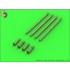1/35 German 2cm L/65 Flak 38 and Flakvierling 38 Gun Barrels (4pcs) 1/35 German 2cm L/65 Flak 38 and Flakvierling 38 Gun Barrels (4pcs)