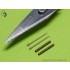 1/72 Browning M1919 .30 cal Machine Gun Barrels (2pcs) 1/72 Browning M1919 .30 cal Machine Gun Barrels (2pcs)