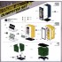 1/35 Vending Machine and Dustbin Set 1/35 Vending Machine and Dustbin Set