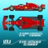 1/12 Proportion Kit: Ferrari SF71H Ver.A 18 Rd.1 Australian GP #5#3/Rd.2 Bahrain GP #5#7