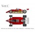 1/43 Multi-Material Kit: Ferrari 126C2 Ver.C 1982 Rd.4 San Marino GP #27 #28