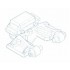 1/35 WWII German SdKfz.250 3D Printed Fully Workable Tracks for Dragon kits