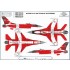 1/32 Danish F-16 800 Years of Dannebrog Masks and Decals Set 1/32 Danish F-16 800 Years of Dannebrog Masks and Decals Set