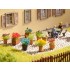 HO Scale Flowers in Pots (9 pots) HO Scale Flowers in Pots (9 pots)