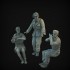 1/35 DAK Turret Figures set for Pz III & Pz IV Tanks (3 figures) 1/35 DAK Turret Figures set for Pz III & Pz IV Tanks (3 figures)