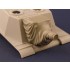 1/35 Soviet JSU-122/152 Mantlet with Canvas Cover for Dragon kit 1/35 Soviet JSU-122/152 Mantlet with Canvas Cover for Dragon kit