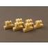 1/35 Burn out Return Rollers for WWII Soviet KV-I/II Tanks (6pcs) 1/35 Burn out Return Rollers for WWII Soviet KV-I/II Tanks (6pcs)