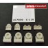 1/72 Fairchild C-119 Flying Boxcar Wheels Early Version 1/72 Fairchild C-119 Flying Boxcar Wheels Early Version