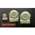 1/72 Douglas C-47 Skytrain Wheels without Cover 1/72 Douglas C-47 Skytrain Wheels without Cover