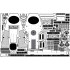 1/200 USS BB-63 Missouri 1945 Detail set for Trumpeter (Teak Tone Wood Deck+PE+Barrels...) 1/200 USS BB-63 Missouri 1945 Detail set for Trumpeter (Teak Tone Wood Deck+PE+Barrels...)