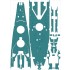 1/200 USS BB-63 Missouri 1945 Detail set for Trumpeter (20B Blue Deck+PE+Barrels...) 1/200 USS BB-63 Missouri 1945 Detail set for Trumpeter (20B Blue Deck+PE+Barrels...)