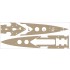 1/200 HMS Hood 1941 Detail-up Set w/Wooden Deck for Trumpeter kit 1/200 HMS Hood 1941 Detail-up Set w/Wooden Deck for Trumpeter kit