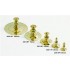 Buffed and Polished Solid Brass Pedestals Type 100 for 1/200 or Larger Ship models Buffed and Polished Solid Brass Pedestals Type 100 for 1/200 or Larger Ship models