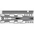1/350 USS BB-55 North Carolina Wooden Deck Set Type 1 for Trumpeter kit 1/350 USS BB-55 North Carolina Wooden Deck Set Type 1 for Trumpeter kit