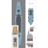 1/350 USS BB-55 North Carolina Wooden Deck Set Type 1 for Trumpeter kit 1/350 USS BB-55 North Carolina Wooden Deck Set Type 1 for Trumpeter kit