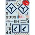 1/72 B-29 Superfortress (B-29B & F-13A) Decals 1/72 B-29 Superfortress (B-29B & F-13A) Decals