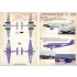 1/72 Junkers Ju-52 Civic Versions Decals Part.3 1/72 Junkers Ju-52 Civic Versions Decals Part.3