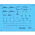 Decal for 1/32 Curtiss P-40 B/C/E Warhawk Stencils Decal for 1/32 Curtiss P-40 B/C/E Warhawk Stencils
