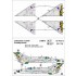Decals for 1/48 Mikoyan-Gurevich MiG-21MF AB Caslav Decals for 1/48 Mikoyan-Gurevich MiG-21MF AB Caslav