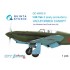 1/48 Yak-1 Early Production Vacuformed Clear Canopy for Modelsvit/South Front Kit 1/48 Yak-1 Early Production Vacuformed Clear Canopy for Modelsvit/South Front Kit