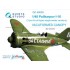 1/48 I-16 All Single Seater Version Vacuformed Clear Canopy 1/48 I-16 All Single Seater Version Vacuformed Clear Canopy