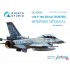 1/48 F-16D Block 30/40/50 Interior Detail Set (on decal paper) for Kinetic Kit