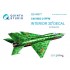 1/48 MiG-21PFM Emerald Colour Panels Interior Detail Set (on decal paper) for Eduard Kit 1/48 MiG-21PFM Emerald Colour Panels Interior Detail Set (on decal paper) for Eduard Kit