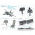 1/48 F/A-18F Late/EA-18G 3D-Printed & Coloured Interior on Decal Paper for Meng kits 1/48 F/A-18F Late/EA-18G 3D-Printed & Coloured Interior on Decal Paper for Meng kits