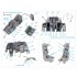 1/48 EA-6B Prowler ICAP II Interior Detail Parts for Kinetic kits 1/48 EA-6B Prowler ICAP II Interior Detail Parts for Kinetic kits