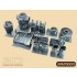 1/48 Harrier GR Mk.7 Engine, Exhaust Nozzles, Electronics, ARBS for HASEGAWA kits 1/48 Harrier GR Mk.7 Engine, Exhaust Nozzles, Electronics, ARBS for HASEGAWA kits