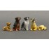 1/35 Large Dogs - 4 Resin pcs (Suitable for Scale 1/35 to 54mm) 1/35 Large Dogs - 4 Resin pcs (Suitable for Scale 1/35 to 54mm)