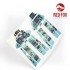1/32 Sukhoi Su-30 MKK Flanker G Instrument Panels & Detail Parts for Trumpeter kit 1/32 Sukhoi Su-30 MKK Flanker G Instrument Panels & Detail Parts for Trumpeter kit
