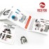 1/48 Vought F4U-1/1A Corsair Instrument Panels & Detail Parts for Tamiya kit 1/48 Vought F4U-1/1A Corsair Instrument Panels & Detail Parts for Tamiya kit
