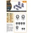 1/48 AMX Ghibli Wheel set for Kinetic/HobbyBoss kits 1/48 AMX Ghibli Wheel set for Kinetic/HobbyBoss kits