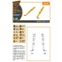 1/48 XA2D-1, A2D-1 Skyshark Main Landing Legs for Clear Prop Models 1/48 XA2D-1, A2D-1 Skyshark Main Landing Legs for Clear Prop Models
