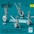 1/32 F-14 A/B/D Tomcat Landing Gears with Weighted Wheels set for Trumpeter kit 1/32 F-14 A/B/D Tomcat Landing Gears with Weighted Wheels set for Trumpeter kit