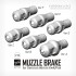 1/35 Muzzle Brake for German 88mm KwK/Pak (6 Versions) 1/35 Muzzle Brake for German 88mm KwK/Pak (6 Versions)