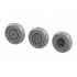 1/48 De Havilland DH-82A Tiger Moth Wheel set for Airfix kits 1/48 De Havilland DH-82A Tiger Moth Wheel set for Airfix kits