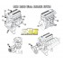 1/24 MB 190 M102 Engine (DTM) for Esci/Fujimi MB190 Evo1/2 190E 1/24 MB 190 M102 Engine (DTM) for Esci/Fujimi MB190 Evo1/2 190E