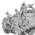 1/35 WWII US Army M8 Riders Set (6 figures, 3D printed kit) 1/35 WWII US Army M8 Riders Set (6 figures, 3D printed kit)