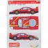 Decals for 1/24 Ferrari F40 #14 Italian Supercar Championship 1993 for Tamiya Decals for 1/24 Ferrari F40 #14 Italian Supercar Championship 1993 for Tamiya