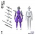 1/24 Ninja Girl Murasaki (Height: 70mm) 1/24 Ninja Girl Murasaki (Height: 70mm)