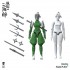 1/24 Ninja Girl Midori (Height: 70mm) 1/24 Ninja Girl Midori (Height: 70mm)