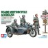 1/35 German KS600 Motorcycle with Sidecar and 3 Soldiers 1/35 German KS600 Motorcycle with Sidecar and 3 Soldiers