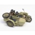 1/35 German KS600 Motorcycle with Sidecar and 3 Soldiers 1/35 German KS600 Motorcycle with Sidecar and 3 Soldiers