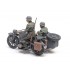 1/35 German KS600 Motorcycle with Sidecar and 3 Soldiers 1/35 German KS600 Motorcycle with Sidecar and 3 Soldiers