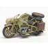 1/35 German KS600 Motorcycle with Sidecar and 3 Soldiers 1/35 German KS600 Motorcycle with Sidecar and 3 Soldiers