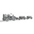 1/32 US TUG Clarktor 6 Mill-33 with 2x Bomb Trailer Mark 2 1/32 US TUG Clarktor 6 Mill-33 with 2x Bomb Trailer Mark 2