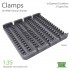1/35 German Panzer Clamps Set 1 (w/open conditon, 3 types) 1/35 German Panzer Clamps Set 1 (w/open conditon, 3 types)